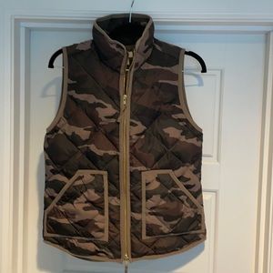 J. Crew Camo Vest